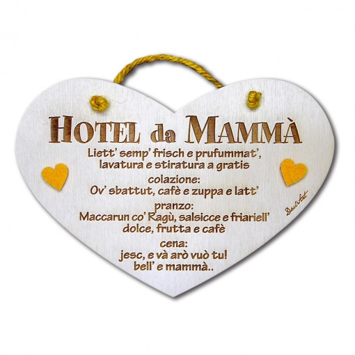 Targa Cuore "Hotel da mammà"