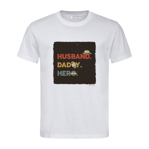 T-Shirt uomo "HUSBAND DADY...