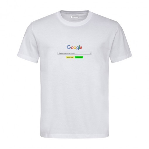 T-Shirt uomo "Papà Google"